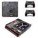 MERISHOPP® Controller Vinyl Decal Protective Skin Cover Sticker for S.O.N.Y PS4 Slim YSP4S-0009/Play, Station Stickers/Decals/PS5 Skins/Controller Stickers/Play, Station Console Skin/Vinyl Stickers