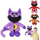 Emafymb Smiling Critters Peluche Juguete de Peluche de Sonrientes Critters Cat Nap Plush Toy Funny Cute Smiling Critters Catnat Accion Doll for Kids and Adults Birthday and Christmas (A)