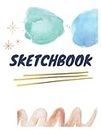 Sketchbook [100 pages] [8.5” x 11”] [White]: Large Sketchbook with 100 pages blank paper for Drawing, Doodling and Painting