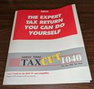 TAX CUT 1040 USER'S GUIDE MANUAL FOR IBM PC, ANDREW TOBIAS,1991 TAX YEAR, Meca