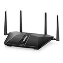 NETGEAR Nighthawk 6-Stream Dual-Band WiFi 6 Router (RAX54S) – AX5400 Wireless Speed (Up to 5.4 Gbps) - Coverage up to 2,500 sq. ft., 25 Devices - 1-Year Armor Subscription Included
