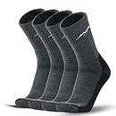 Merino Protect Merino Wool Socks for Men Warm Soft Hiking Socks Odor Resistant Crew Socks Hiking Hunting Cycling