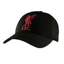 Football Team Baseball Cap (Various Teams to choose from - all come with Official Club Shop Tags), Liverpool (Black)