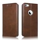 Techstudio Leather Extreme Series SoftFlip Case Cover for Apple iPhone 6/6S 4.7 inch (Brown)