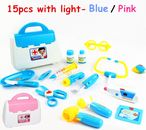 Pretend Kids Doctor Nurse Medical Case Role Play Set Gift Toy Educational Kit 