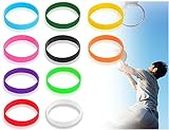 ZoeTekway 10 pezzi braccialetto in silicone uomini bambini braccialetti in gomma colori multipli braccialetto in silicone per fitness corsa sport regali di partito