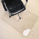 [Upgraded Version] Crystal Clear 1/5" Thick 54" x 32" Heavy Duty Hard Chair Mat, Can be Used on Carpet or Hard Floor