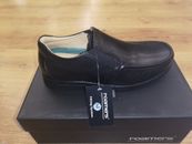 Men's XXX Extra Wide Dual Fitting Casual Slip On Black or Tan Shoes sizes 6 - 15