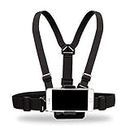 Yoogeer Cellphone Selfie Chest Mount Chest Harness Strap with Cell Phone Clip For iPhone 15 14 13 12 11 Pro Max X 8 7 6 + Samsung Galaxy Note LG Sony