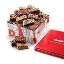 David's Cookies - Assorted Brownies Gift Tin, 20 Slices, 6.5 Pounds, Ready to Eat
