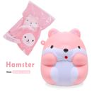 Kawaii Squishys Hamster I-Bloom Pom Squeeze Stress Scented Slow Rising Toy UK