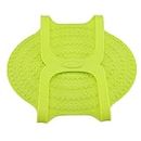 Heat Resistant Turkey Lifter Food Grade Silicone Non Stick Poultry Cooking Mat for Home Kitchen(Green),BBQ mat
