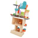 Kids Shopping Cart Toy Kids Kitchen Playset 2 In 1 For Home