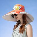 Sombrero de sol de ala súper ancha para mujeres UPF50+ sombrero de cubo para pesca, senderismo, camping