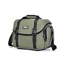 AFGRAPHIC Camera Bag Green Waterproof Crossbody Bag Padded Shoulder Bag for Canon EOS R5C Mirrorless Digital Cinema Camera with Canon RF 24-70mm f/2.8 L is USM Lens, Green, Camera Case