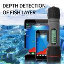 Wireless Fish Depth Finder Handheld Fish Finder Waterproof Sonar Fish 0.8-90m