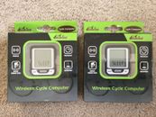 Geared2U Wireless Cycle Computer LOT of2 Track Bike Speed Distance Time Calories