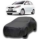 CREEPERS Water Resistant Car Cover for Tata Indica Vista (Gray Without Mirror Pocket)