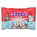 Brach's Christmas Holiday Peppermint Nougat Candy, Christmas Stocking Stuffer Candy, Holiday Classic Flavor, Individually Wrapped, One 11 oz (312 g) Bag