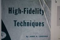 High Fidelity Techniques on CD Speakers & Amplifier design - Great Book ! 