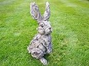 Vintage Outdoor Garden Statues Ornament Animal Hare Rabbit Sculpture Large 41cm