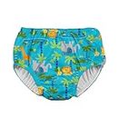 i play. Snap Reusable Absorbent Swimsuit Diaper, Aqua Jungle, 4T (3-4yrs)