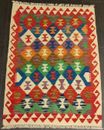 Premium Handmade Afghan/Turkish Kilim/Rug, Wool Aztec Kilim Rug, Size 110x84 CM