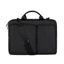 SYT-MD Sacoche Ordinateur, Men's Laptop Bag 13.3 14 15.6 Inch Protective Sleeve Laptop Sleeve Ladies Briefcase Shoulder Bag Large Capacity (Color : Black, Size : 13.3 inch)