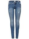 ONLY 15129017 Damen Onlcoral SL SK DNM Jeans, Blau (Medium Blue Denim), W28/L30
