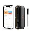 INKBIRD Wireless Bluetooth Meat Thermometer INT-11P-B Truly Wireless BBQ Thermometer 2-in-1 Food Thermometer 91m/300ft App Control with Smart Temperature Alarms Ideal for Cooking Oven Grill