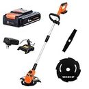 Neptune Simplify Farming GT-20 2 in 1 Cordless Grass Trimmer & Brush Cutter with 2000mAh Battery and Sharp Blades Telescopic Electric Lawn Mower Weed Eater Cutting Machine for Gardening
