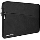 Amazon Basics Laptop Bag Sleeve Case Cover Pouch for Men & Women | 14.1 Inch Laptop/MacBook, Office/College Laptop Bag | Side Handle | Multiple Pockets | Water Repellent | Shock Absorber (Black)
