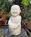 Wonderland Standing Baby Monk (Buddha Statue, Monk Statue, Garden Statue, Outdoor décor, Resin décor) (Feng Shui Items, Zen Garden)