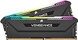 Corsair Vengeance RGB Pro SL 32GB (2x16GB) DDR4 3600MHz (PC4-28800) C18 1.35V Desktop Memory - Black (CMH32GX4M2D3600C18)