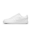 Nike Herren Court Vision Low Schuhe, White Weit, 42,5 EU (US 9)