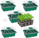 5Pack Seed Starter Tray Plant Starter Kit with Domes Greenhouse Germination Kit