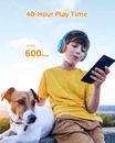 Kids Headphones Bluetooth 5.0 Mic 40Hrs PlayTime Wireless Foldable iphone ipad 