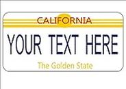 Inga Personalised Birthday Gift Novelty Number Plates California Licence Plate License Plate 6x12 inches