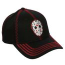 Men's BIOWORLD Black/Black Friday the 13th Allover Print Adjustable Hat