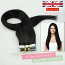 Thick 14''-24'' Beauty Tape in Remy Human Hair Extensions Skin Weft Blonde UK