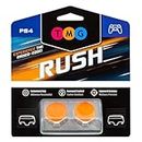 TMG PS5/PS4 Controller Analog FPS Extenders Thumbstick Rush 2 Mid-Rise for PS4/PS5 Controller (Orange)