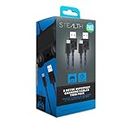 STEALTH SP-C10 Twin Play & Charge Cables (2x3m) - Black for PS4