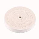 Diy Crafts 11499 India 302707167759 Cotton Buffing Wheel 6 Inch Polishing Pad for Bench Grinder Tool With 1/2" Arbor Hole, Multicolor