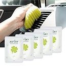 ASFSKY Car Cleaning Gel for Car Detailing Car Cleaning Gel Putty Reusable Keyboard Cleaner Gel Cleaning Gel Slime for Car Keyboard Cleaning Dust Cleaning Gel 5 Pack (Yellow)