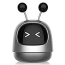 Megadallar Car Perfume for Dashboard Mini Robot Gadget Design Cute Car Accessories for Dashboard Aroma Perfume Gadgets for Car (Silver)