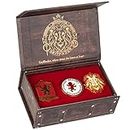 Harry Potter Gryffindor Enamel Pins, Set of 3 - In Hogwarts Trunk Storage Case Box - Collectible Metal Pin Button Accessory - Officially Licensed - Gift for Kids, Teens, Boys & Girls, Enamel, other