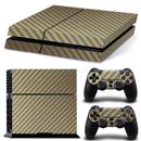Carbon Fiber Vinyl Wrap Decal Skin Sticker for SONY PS4 Console &Controllers