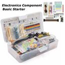 Electronic Component Starter Kit Wires Breadboard Buzzer LED Transistor