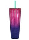 Starbucks Cold Cup Tumbler Venti 24 oz Summer 2022 (Watermelon Pink Purple Gradient)
