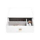 Stackers Classic White Pebble Watch & Accessory Drawer